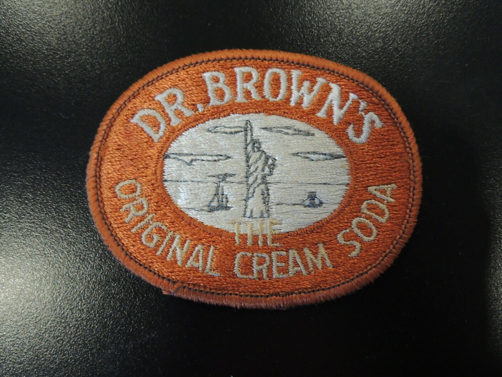 Vintage Dr. Brown's The Original Cream Soda Cloth Advertising Patch
