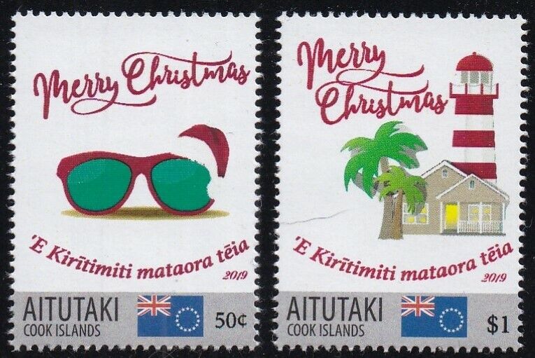 Aitutaki (2019) Christmas - Sgls, Set/2
