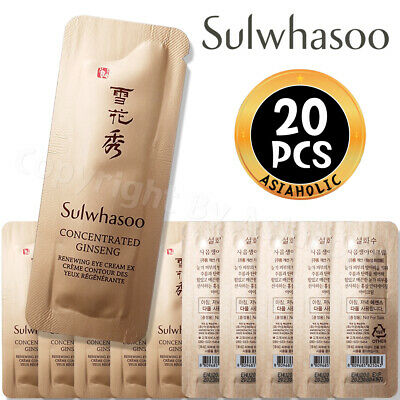 Sulwhasoo Concentrated Ginseng Renewing Eye Cream Ex 1ml X 20pcs (20ml) Newist
