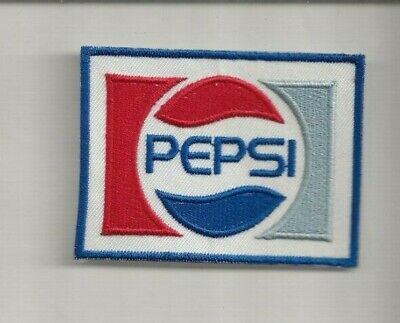 New 2 3/8 X 3 1/8 Inch Pepsi Cola Iron On Patch Free Ship Cp1