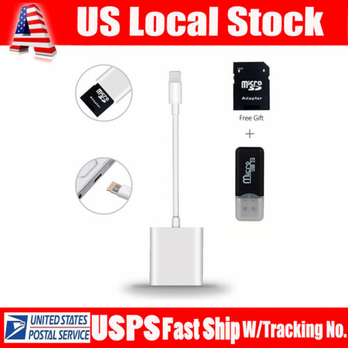 Light-ing Usb Memory Card Camera Reader Photo Adapter For Ipad Iphone Xs X 11 8
