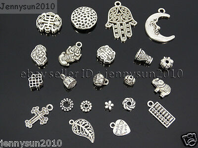 Tibetan Silver Connector Metal Spacer Charm Beads Jewelry Design Findings Crafts