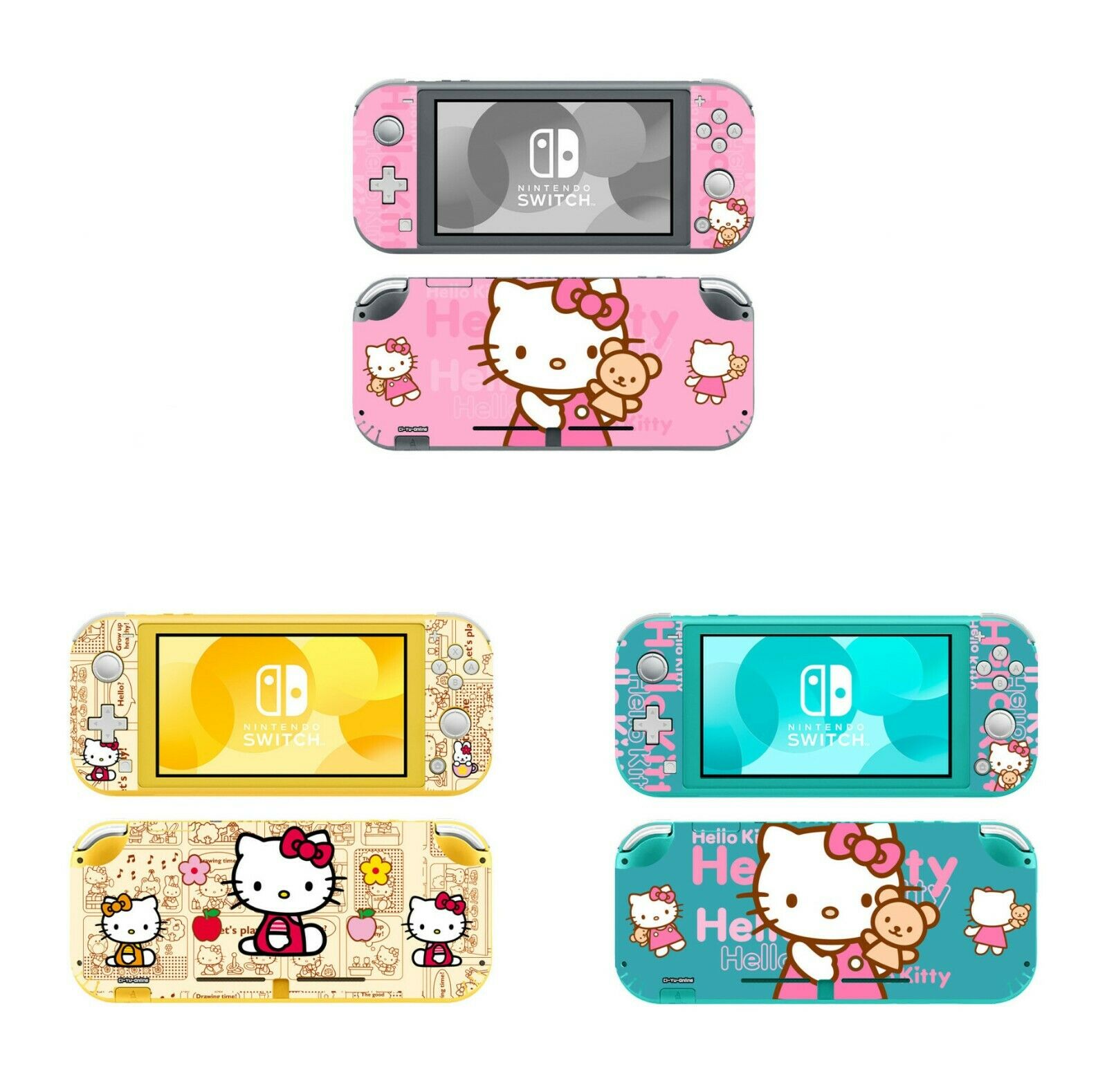 Ci-yu-online Hello Kitty Vinyl Skin Screen Protector For Nintendo Switch Lite