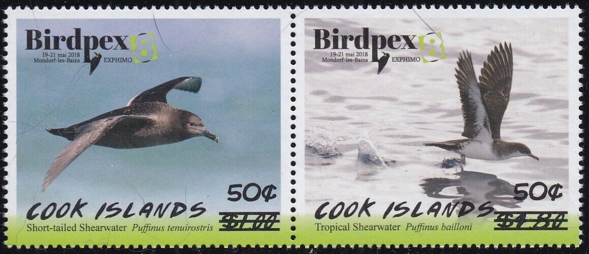 Cook Islands (2019) Birdpex Re-valued - Pair