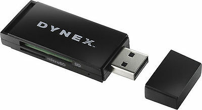 Dynex Usb 2.0 2-in-1 Memory Card Reader Dx-cr112