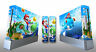 Skin Sticker Cover For Nintendo Wii Console and 2 Remotes Super Mario Galaxy 219