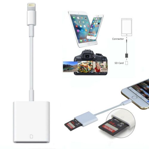 For iPad iPod Iphone IOS Reader Read SD Memory  Reader Read Card Adapter