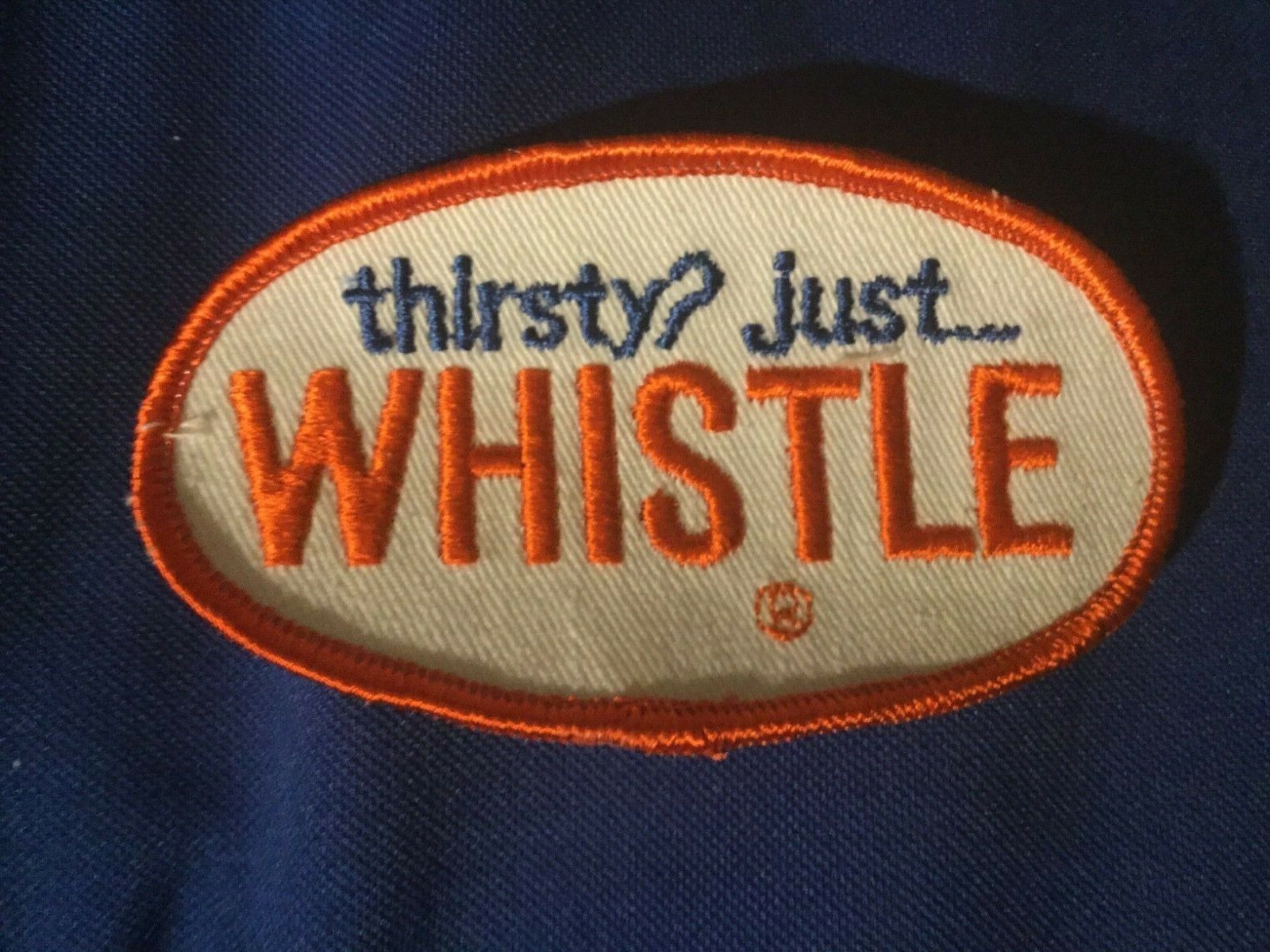 Vess Whistle Orange Uniform Patch New Old Stock