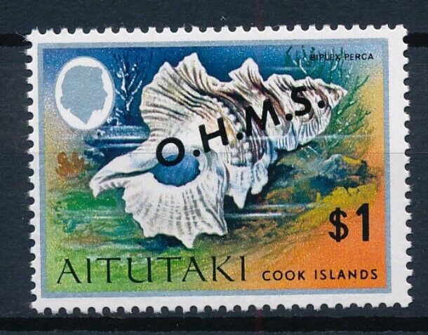 [p15623] Aitutaki 1978 : Shell - Good Very Fine Mnh Official Stamp