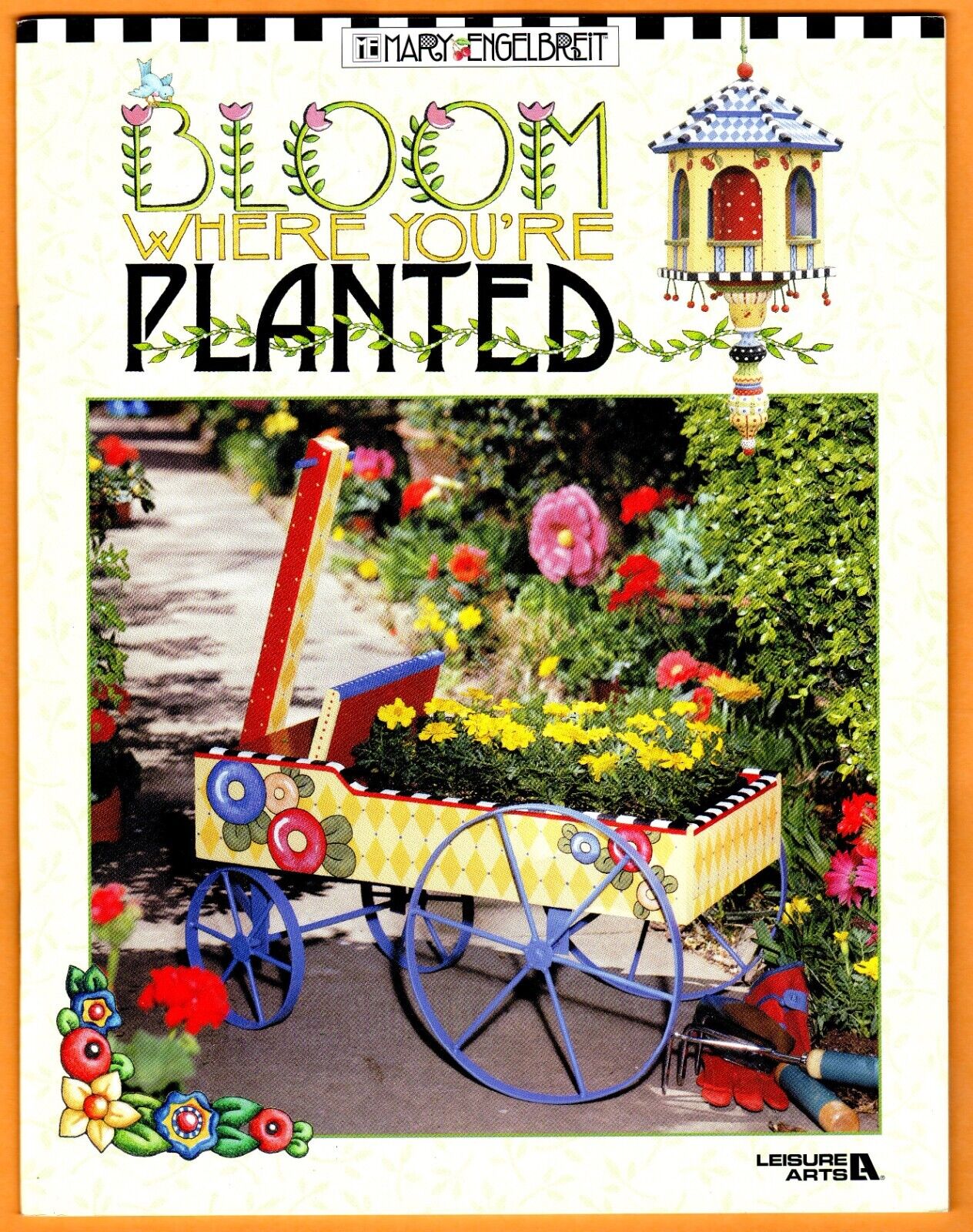 Bloom Where You're Planted-Mary Engelbreit Paperback Book-2003